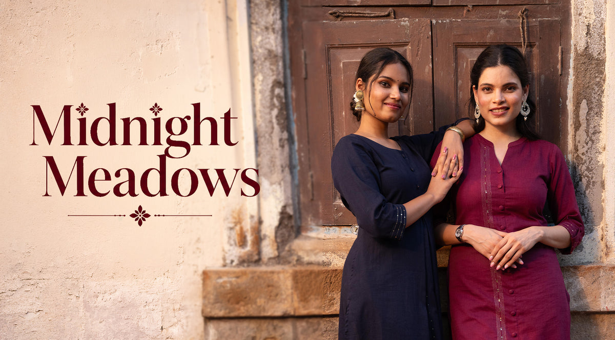 Inspired by nature after dusk, delicate embroidery, and subtle shimmer for timeless elegance and modern sophistication.
